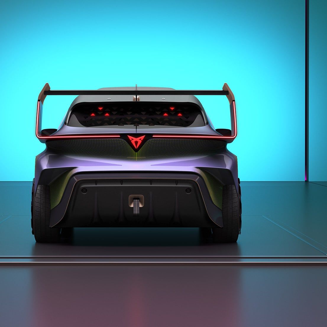 CUPRA UrbanRebel concept car rear view